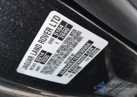 2014 Jaguar Xf из США, поврежденный, VIN SAJWA0EX1E8U30904